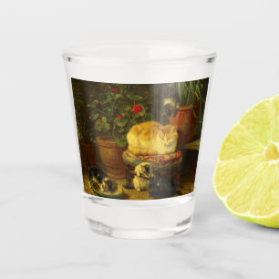 Kittens at Play Shot Glass