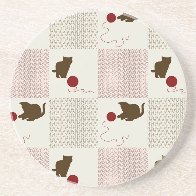 Kittens Backgrounds Coaster (Front)