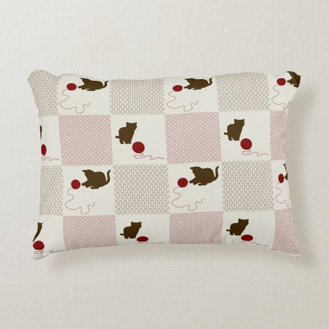Kittens Backgrounds Decorative Cushion (Front)