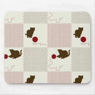 Kittens Backgrounds Mouse Mat