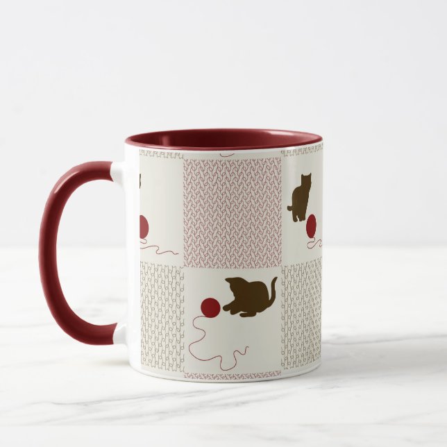 Kittens Backgrounds Mug (Left)