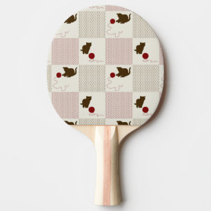 Kittens Backgrounds Ping Pong Paddle