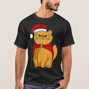 Kittens Christmas cat with evil eye grumpy cats T-Shirt