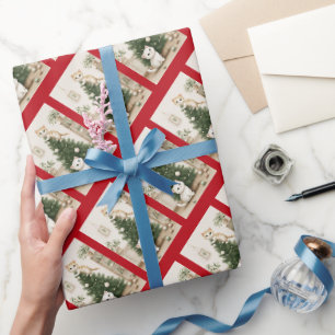 Kittens-Christmas tree Wrapping Paper