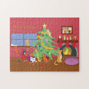 Kittens' First Christmas Jigsaw Puzzle