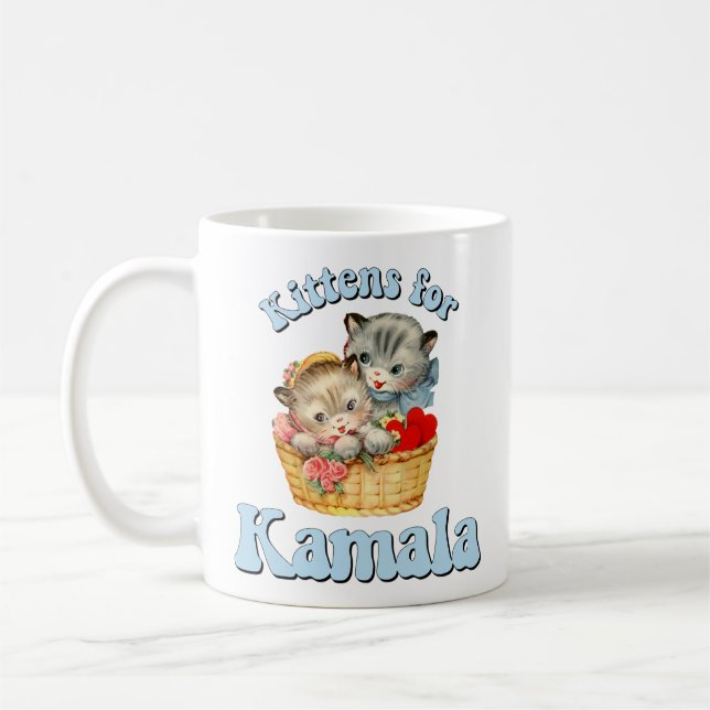 Kittens for Kamala Coffee Mug (Left)