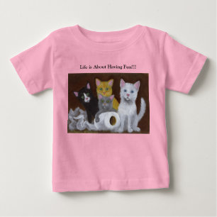 Kittens Having Fun Baby T-Shirt