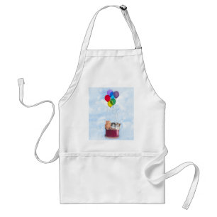 Kittens Hot Air Balloon Apron