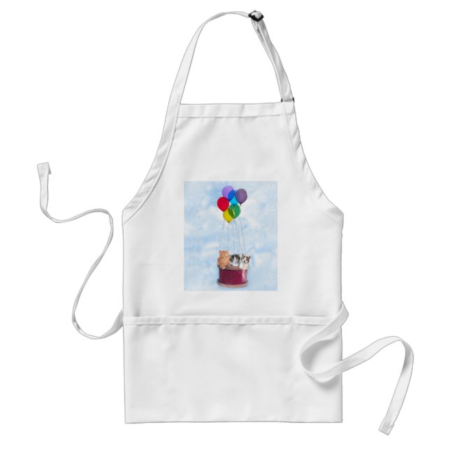 Kittens Hot Air Balloon Apron (Front)