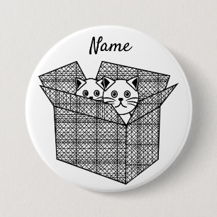 Kittens in a Box Thunder_Cove 7.5 Cm Round Badge