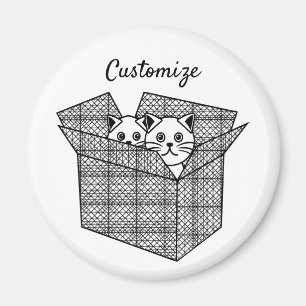 Kittens in a Box Thunder_Cove Magnet
