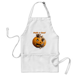 Kittens in Jack-o-Lantern Standard Apron