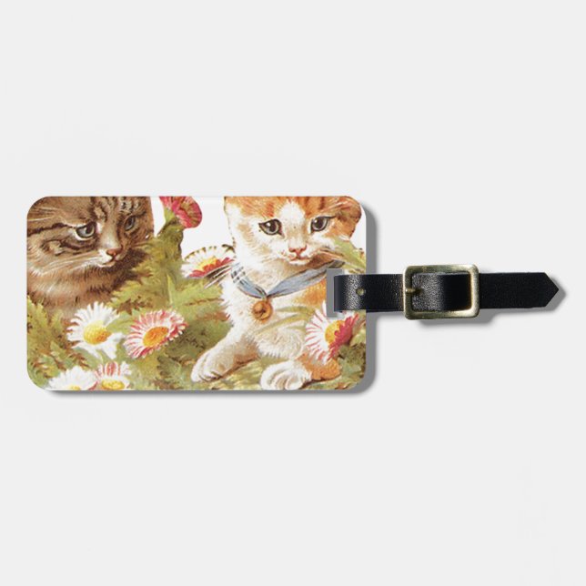 Kittens Luggage Tag (Front Horizontal)