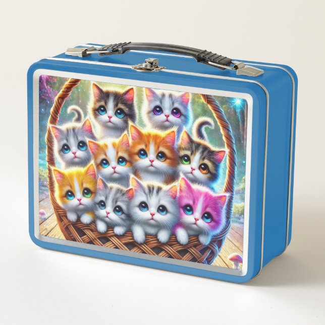 Kittens Metal Lunch Box (Front)