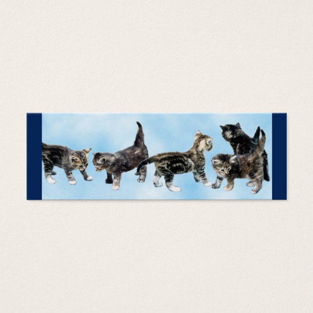 Kittens Mini Bookmark (Front)