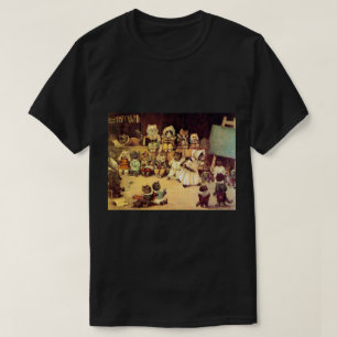 Kittens of a Cat's School, Louis Wain T-Shirt