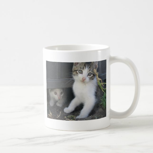 Kittens Playing on the Farm Mug (Right)