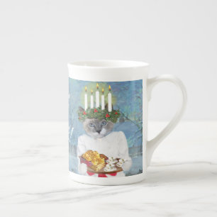 Kittens' Santa Lucia Tea Cup