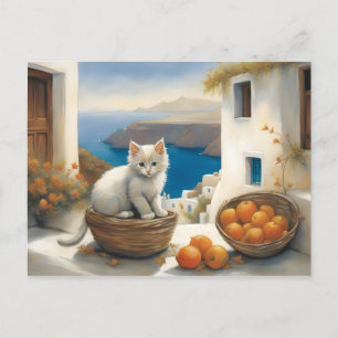 Kitten's Seaside Retreat Postcard