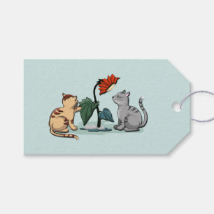 Kittens Summer Delight Flower Game Gift Tags
