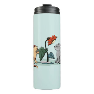 Kittens Summer Delight Seafoam Green Thermal Tumbler