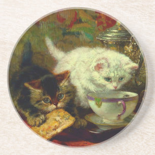 Kittens Tea Party Coaster