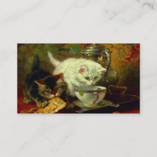 Kittens Tea Party Enclosure Card