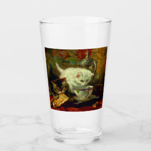 Kittens Tea Party Glass