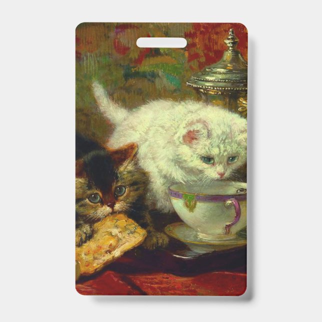 Kittens Tea Party ID Badge (Front)