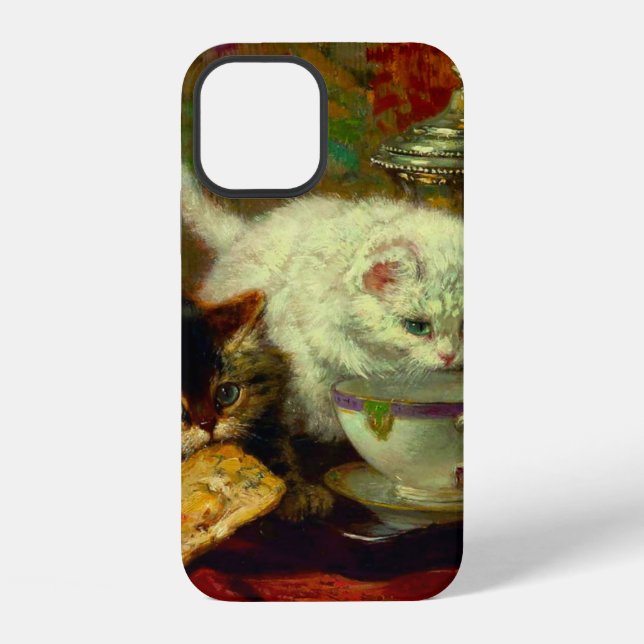 Kittens Tea Party iPhone Case (Back)