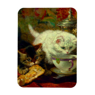 Kittens Tea Party Magnet