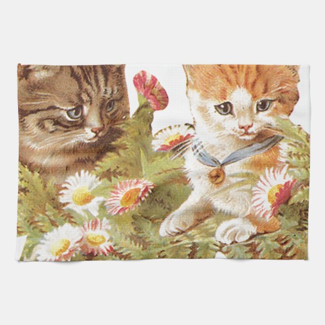 Kittens Tea Towel (Horizontal)