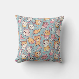 Kittens Throw Pillow