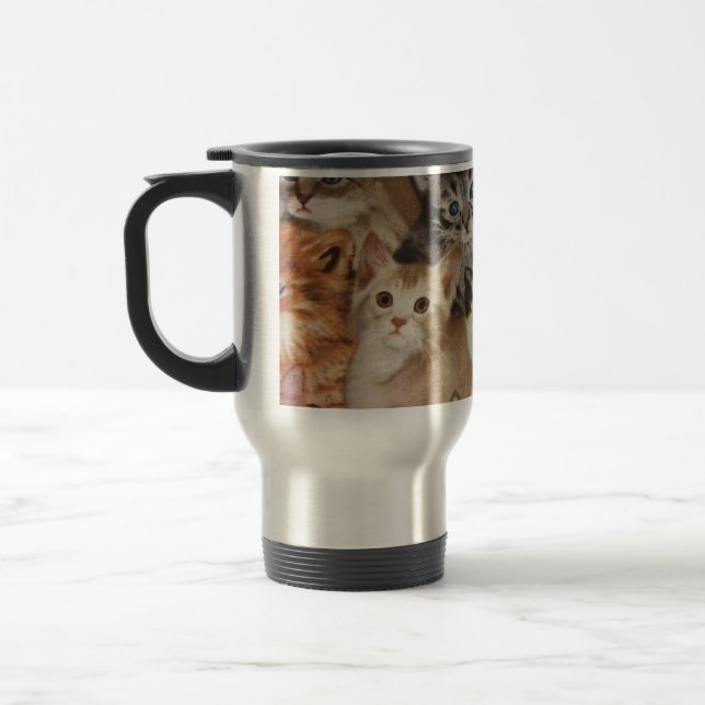 Kittens Travel Mug (Left)