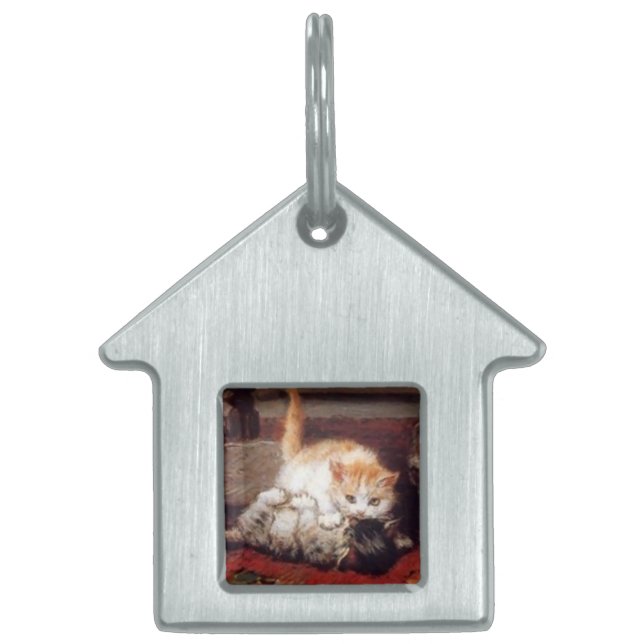 KITTENS Waking up Pet ID Tag (Front)