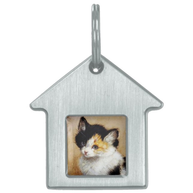 KITTENS Waking up Pet Tag (Front)