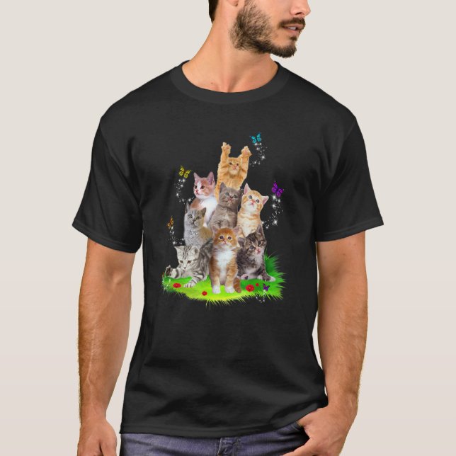 Kittens      With Cats  Cute Ca   Cat T-Shirt (Front)