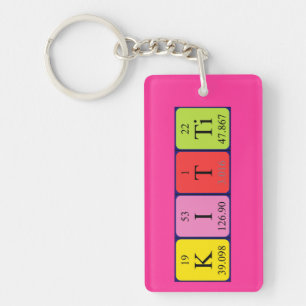 Kitti periodic table name keyring