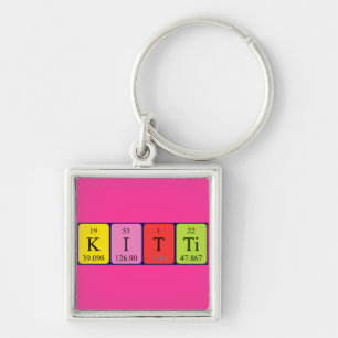 Kitti periodic table name keyring