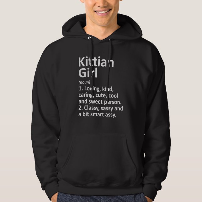 Kittian Girl Saint Kitts And Nevis   Country Roots Hoodie (Front)