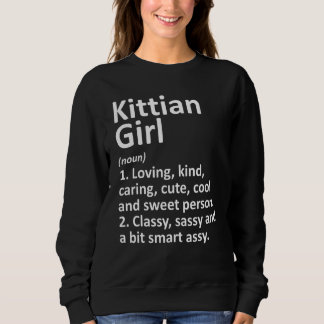 Kittian Girl Saint Kitts And Nevis   Country Roots Sweatshirt
