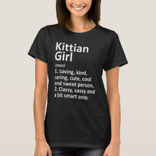 Kittian Girl Saint Kitts And Nevis   Country Roots T-Shirt