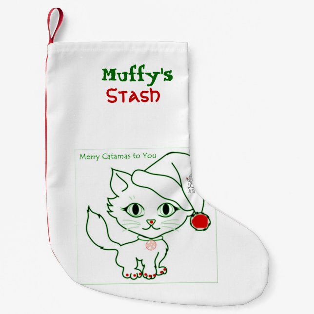 kitties Christmas stash stocking (Front)