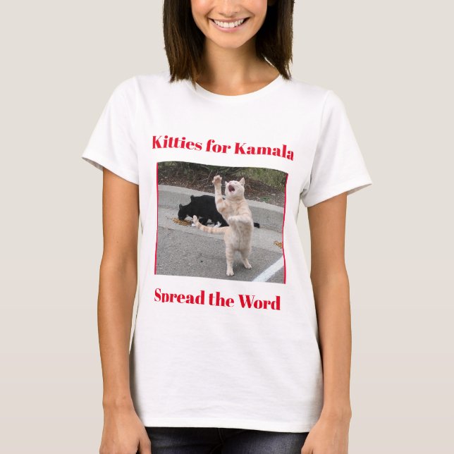  Kitties for Kamala T-Shirt (Front)