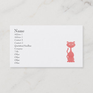 Kitties in Paris Business Card