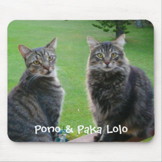 Kitties Pono & Paka Lolo Mouse Mat
