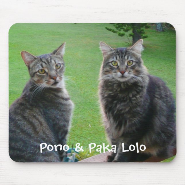 Kitties  Pono & Paka Lolo Mouse Mat (Front)