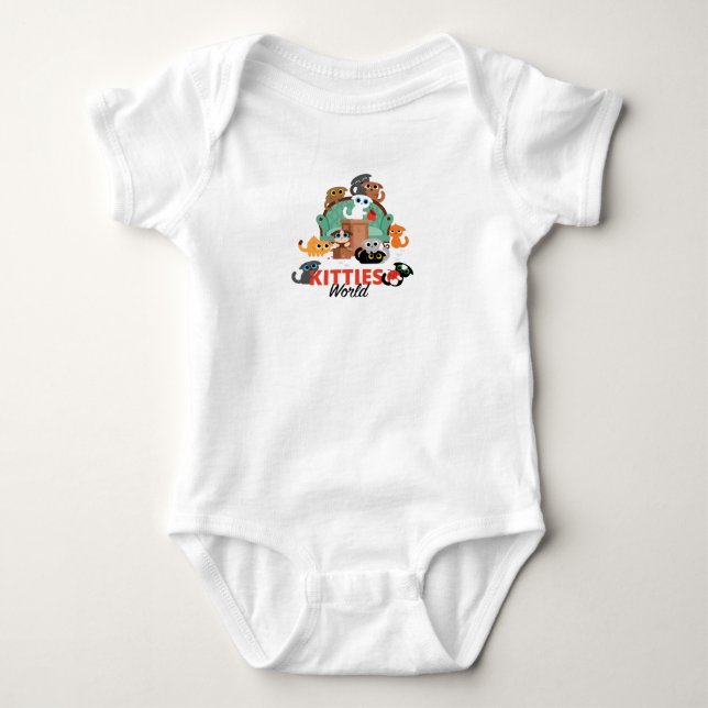 Kitties World Baby Bodysuit (Front)