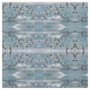 Kittiwakes Flying Fabric
