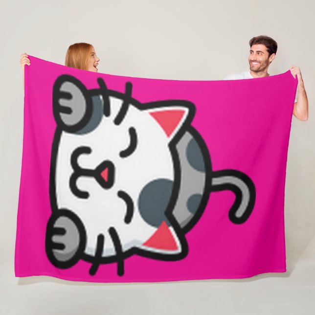 Kitty 60x80 Fleece Blanket (In Situ)